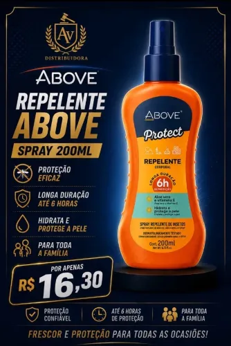 ? REPELENTE ABOVE PRO SPRAY - 200 ML ?