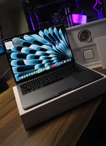 MacBook Air M2 512GB SSD, 8GB RAM, Bateria 100% - Novo na Caixa