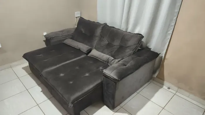 Sofá portátil reclinável 3 lugares