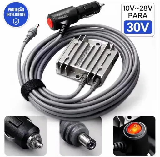 CONVERSOR PARA STARLINK MINI 12V - 24V P/ 30V.