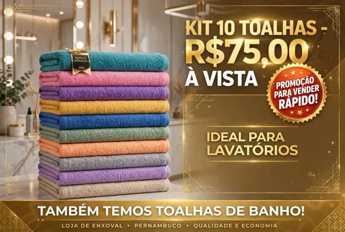 Toalhas para salão e barbearias e casa mesa e banho