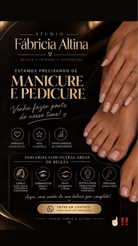 oportunidade na área da beleza