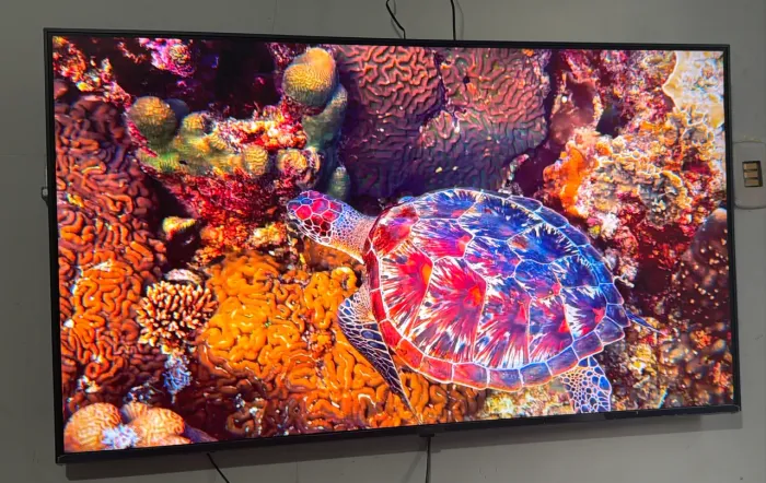 Tv 50 4K com Alexa e mouse na tela impecável