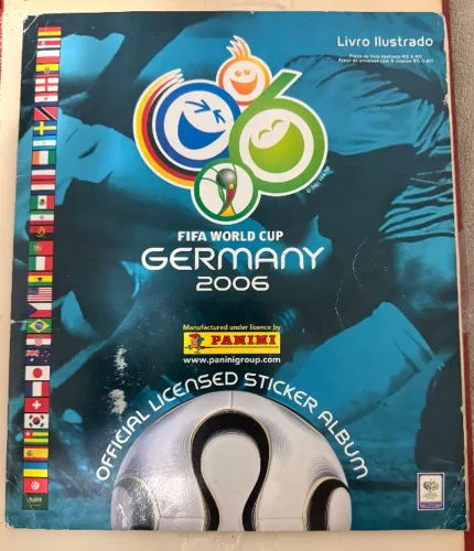 Álbum Copa do Mundo Alemanha 2006 Panini Completo - Raridade para Colecionadores