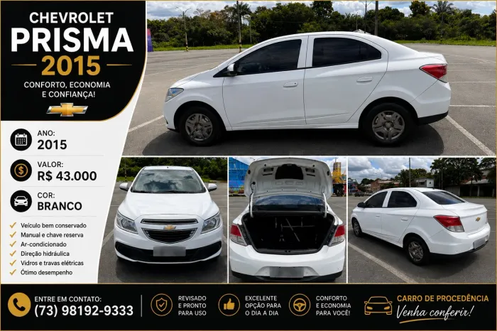 Chevrolet Prisma Sed. LT 1.0 8V Flexpower 4P 2015