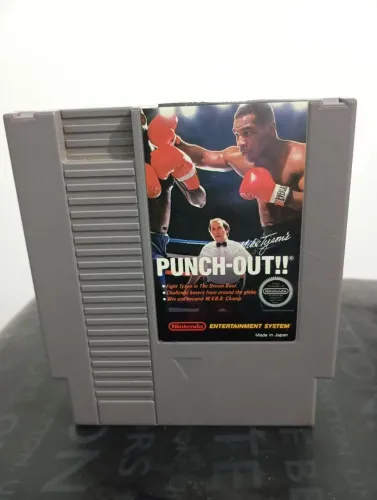 Fita jogo PUNCH OUT MIKE TYSON'S NES Nintendinho