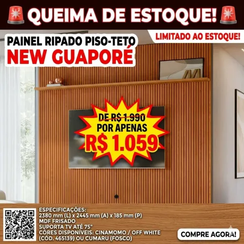 Painel mdf queima de estoque