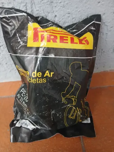 Câmera de ar para bicicleta modelo PE 26, valvula americana 33 mm