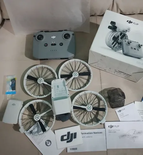 dji drone flip standard super novo 2 voos com 4K, 60 FPS, Sensor CMOS, Até 50 minu c caixa