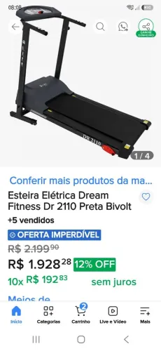 Esteira elétrica DR 2010.