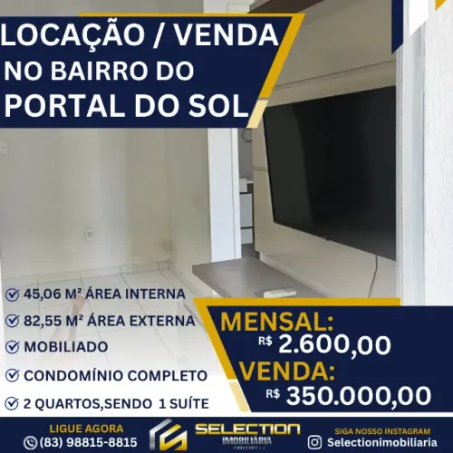 Apartamento a venda / aluguel no Portal do Sol