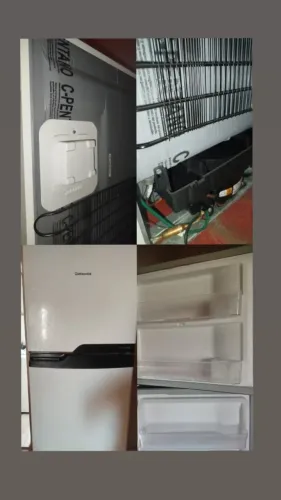Vendo geladeira nova apenas 1 mês de uso marca continental,motivo da venda estou indo emb.