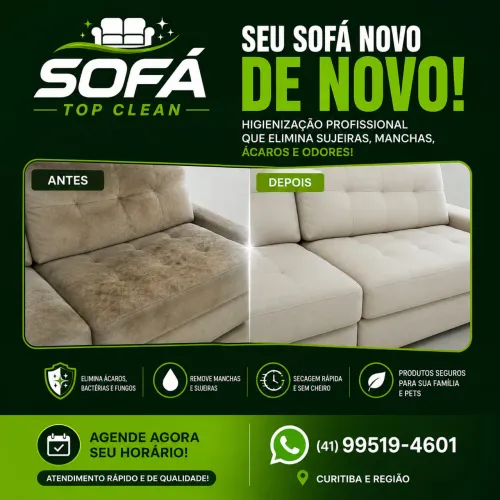 Higienização de estofados 