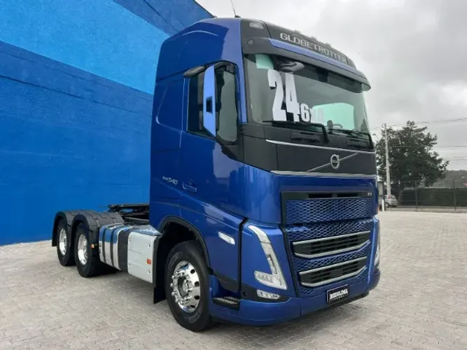 Volvo Fh 540 14 Marchas Ano 2023/2024 Azul Pacote Ec Mola