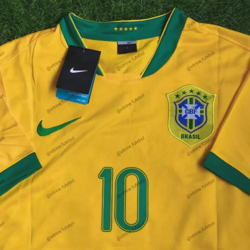 Camisa I Brasil 2006 Ronaldinho 10 P