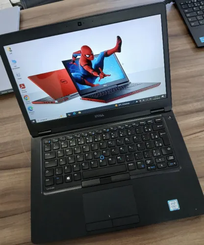 Notebook Dell 5480 i5 7th SSD 120GB Mem 8GB Tela 14