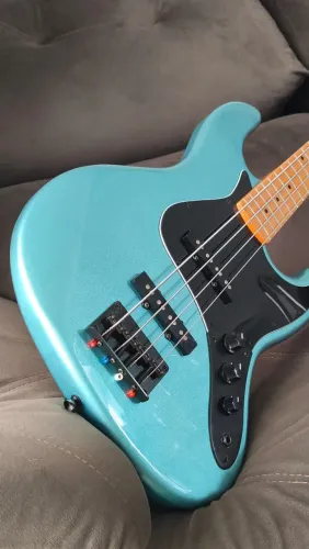 Baixo Jazz Bass Tagima 4 Cordas Tw73 Azul - Novíssimo.