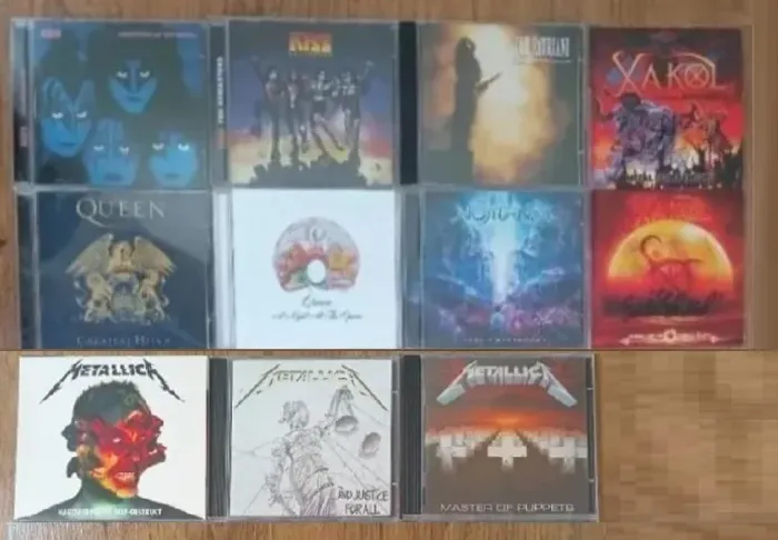 CDs bandas heavy metal/rock diversos 