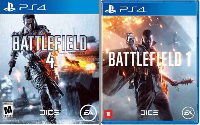 Battlefield 1 e 4 - PlayStation 4 (PS4)