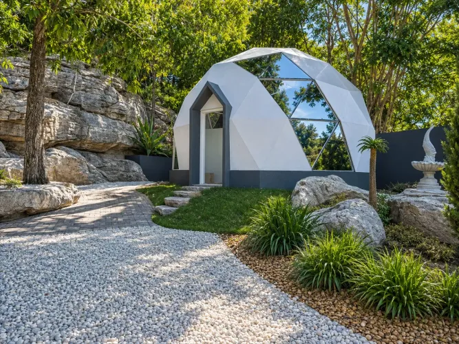 Domo geodésico no Ibituruna, pé da serra - alto potencial para Airbnb