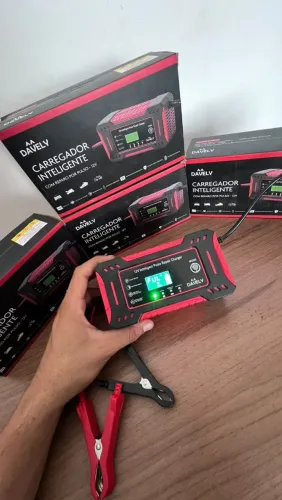 Carregador de bateria de carro e moto- Pulso e reparo