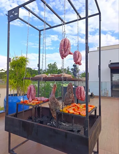 Estação de churrasco