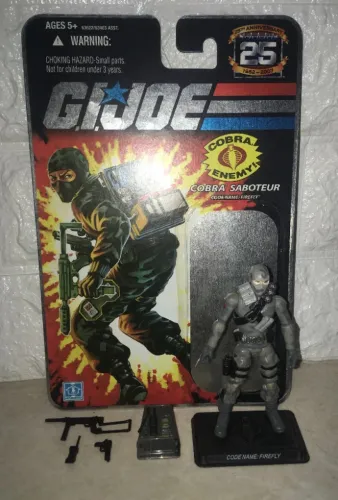 FIREFLY COBRA SABOTEUR GI JOE 25TH