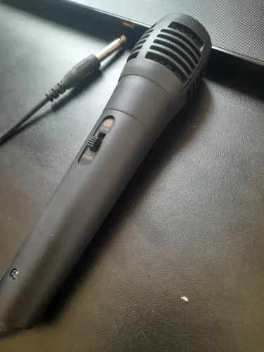 Microfone higth áudio 5.0 com cabo de 2m