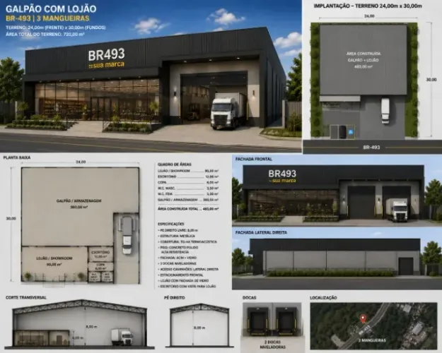 lote 360m2 x 2= 720m2 Gebara (Itambi) beira de pista, planos aterrados RGI - Itaboraí - R