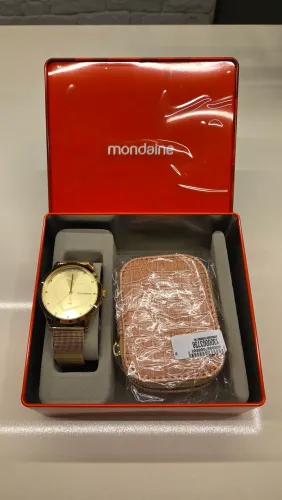 Relógio Mondaine Dourado