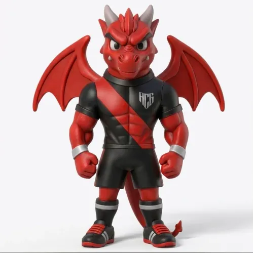 Mascote Atlético Clube Goianiense - Dragão