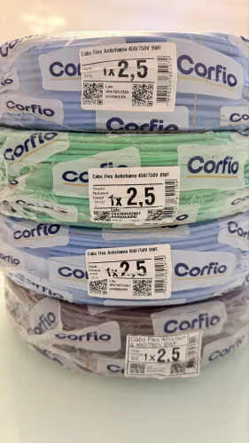 Vendo cabo flexível fabricante corfio marca de qualidade 