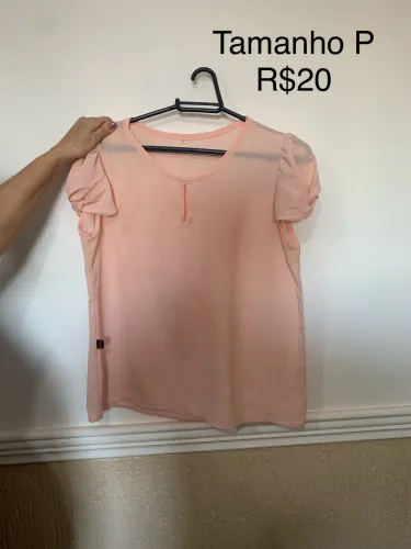 blusa com manga 