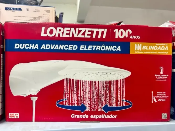 DUCHA ADVANC ELETR BLIND LORENZ 220V  Leia a descriçao 