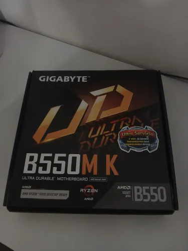 Placa-Mãe Gigabyte B550M K - Nova/ - Não Coube no Meu Gabinete
