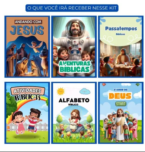 Kit de atividades infantis gospel
