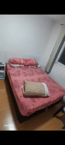 Cama box casal + cabeceira semi nova