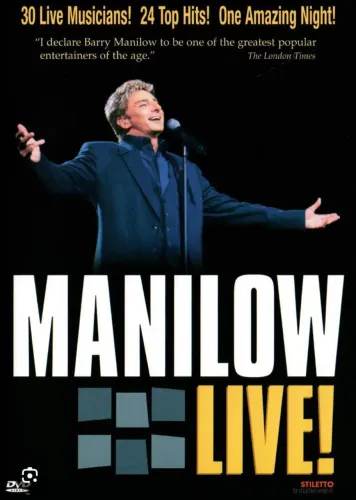 DVD Musical Barry Manilow Live! Fantástico Importado Original 