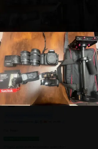 Kit câmera cânon
