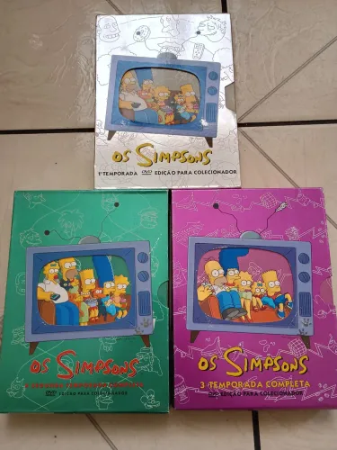 Dvd box LER DESCRIÇÃO Os Simpsons Caverna Do Dragão dublado