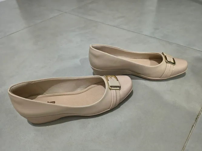 Sapato Nude da Confort Flex