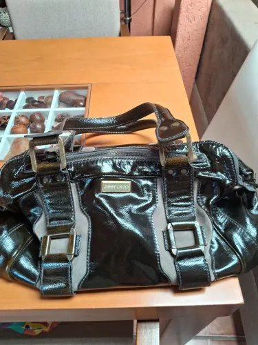 Bolsa Jimmy Choo Ramona Original - Couro Preto Luxo