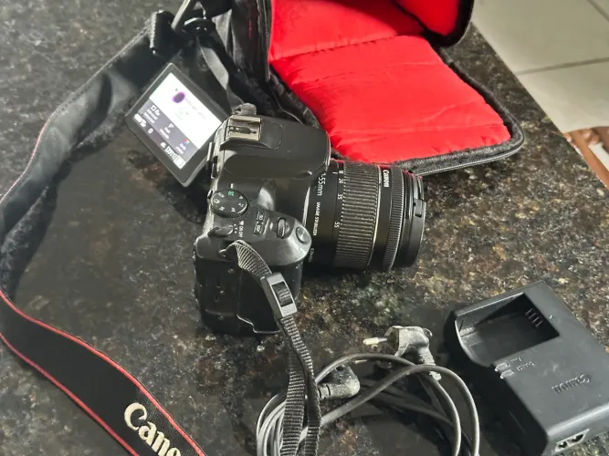 Canon SL3 + Lente 18-55mm | Completa e Funcionando Perfeitamente ?