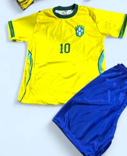 Conjunto Infantil Brasil Tam 02 ao 12