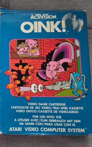 Cartucho atari raro cib Activision oink impecável!!!