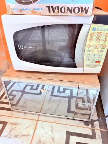 Microondas com defeito