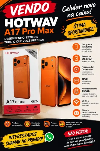 Celular A 17 Pro Max