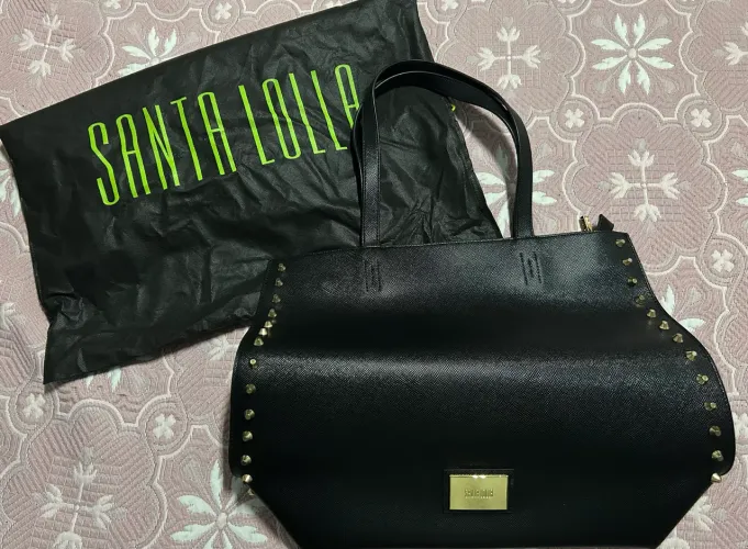 Bolsa ombro Preta - Santa Lolla