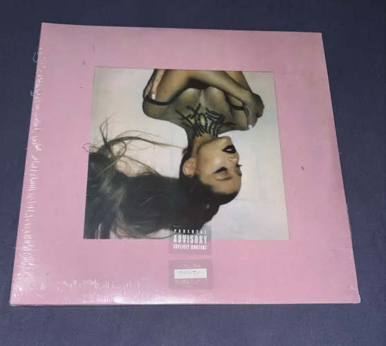 ariana grande thank u, next vinil LP clear target exclusive lacrado