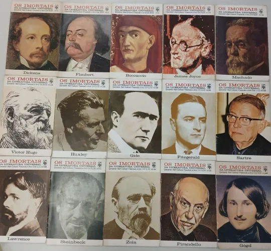 Lote 15 fascículo Os Imortais da Literatura Universal